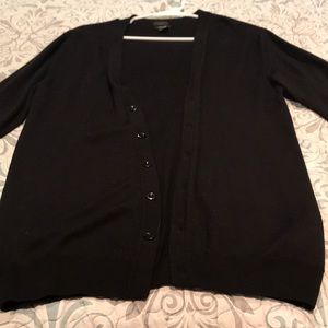 Men’s black wool sweater like new condition